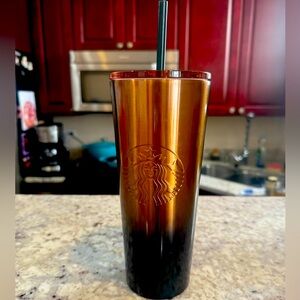 Starbucks stainless steel Fall 2024 Copper/Green 24oz Cold Cup